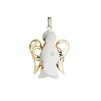 Colgante Roberto Giannotti Mujer Angeli in Oro Diamante 0.01 Ct PZ582GB - PZ582GB
